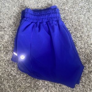 Cerulean Blue Hotty Hot Shorts. Size 4, length 2.5